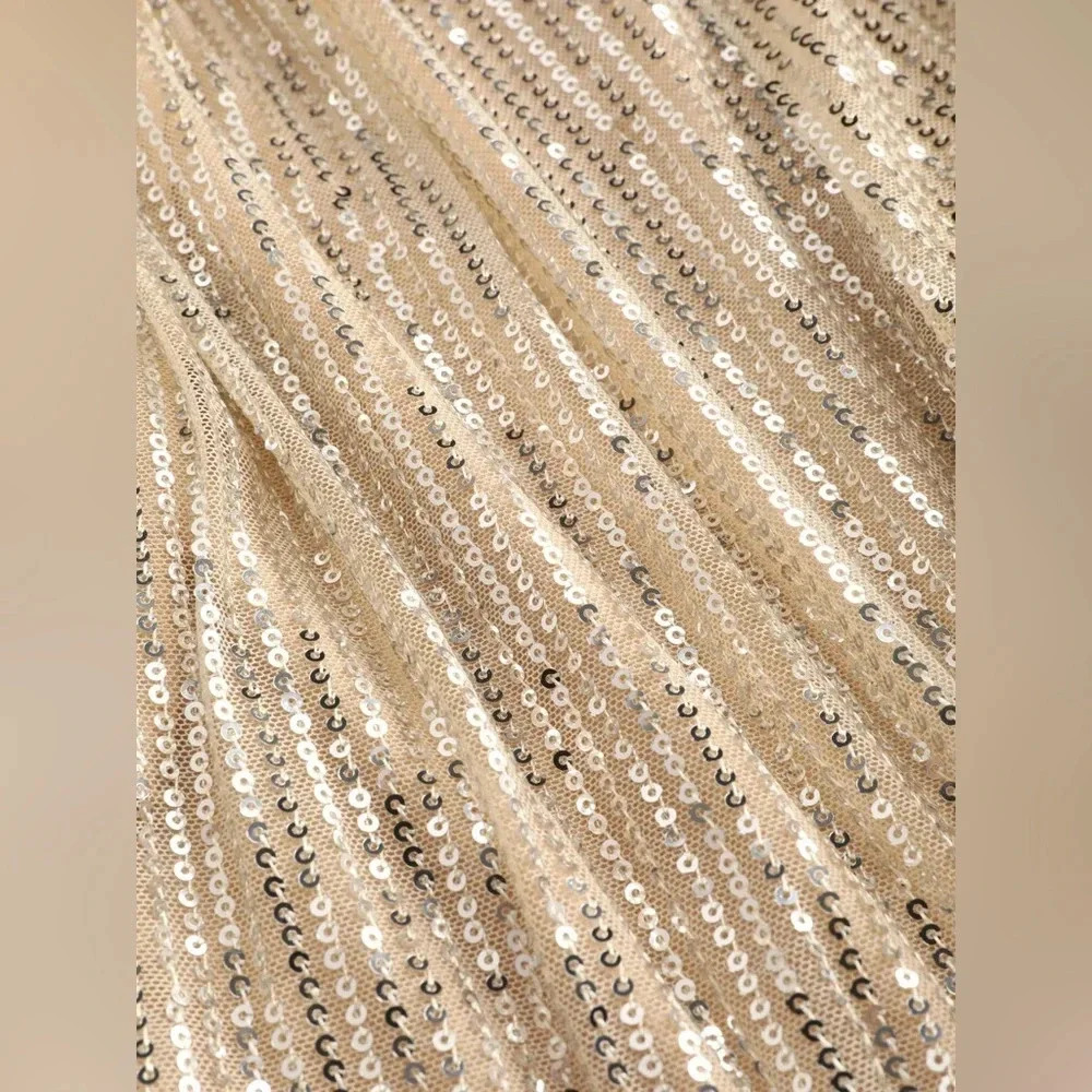 CIDER SEQUINS MID WAIST STRAIGHT LEG TROUSERS - Picture 9 of 12